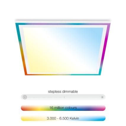 Telefunken 321206TF - LED RGBW Ściemnialny plafon LED/18W/230V 3000-6500K + pilot zdalnego sterowania