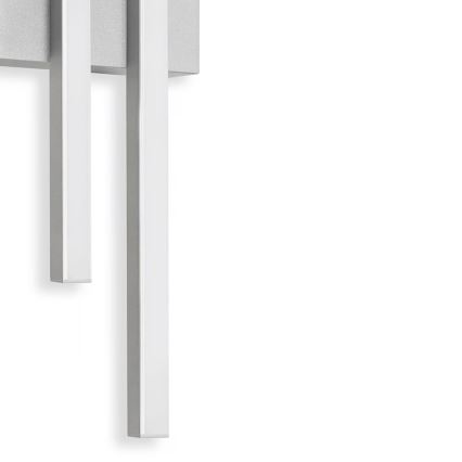 Telefunken - LED zewnętrzny kinkiet 2xLED/4W/230V IP44 srebrny