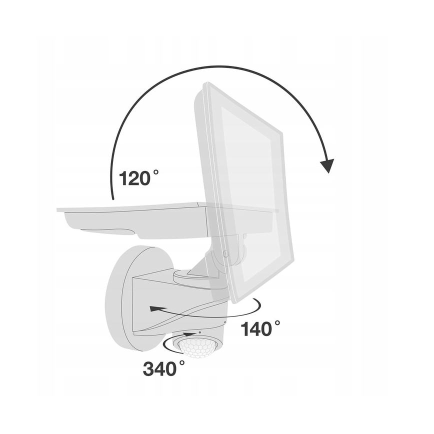 Telefunken - Reflektor LED z czujnikiem LED/20W/230V