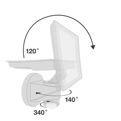 Telefunken - Reflektor LED z czujnikiem LED/20W/230V
