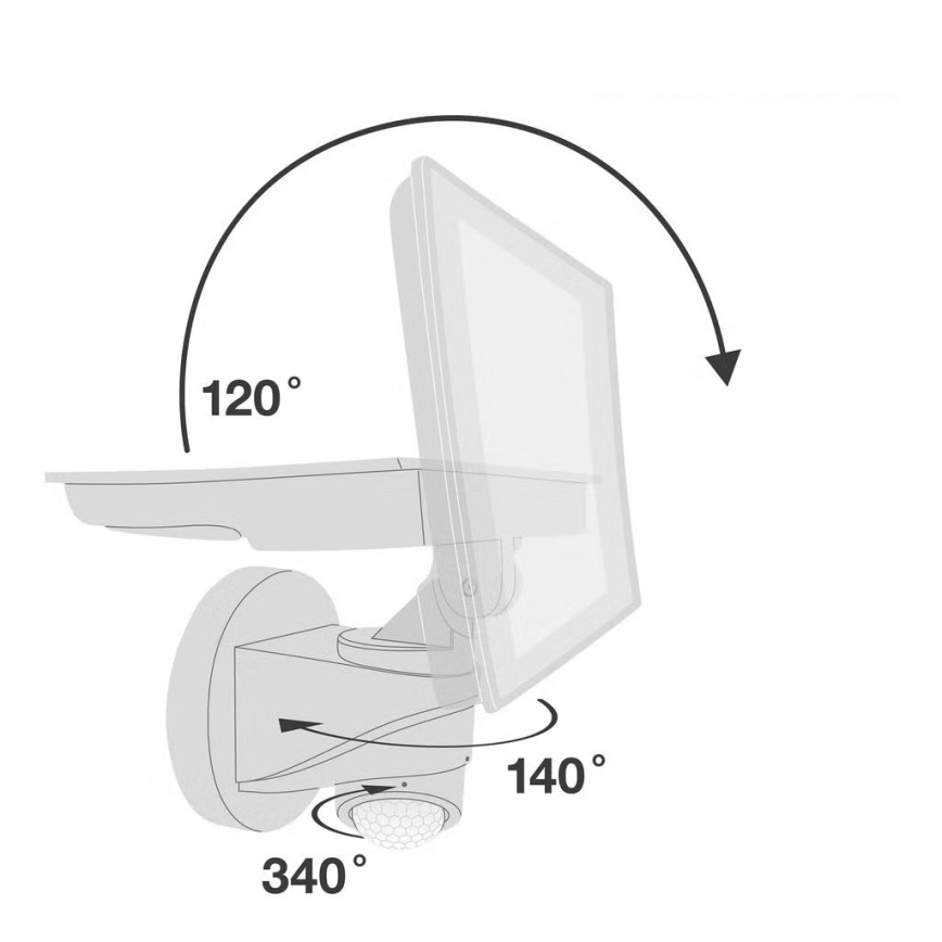 Telefunken - Reflektor LED z czujnikiem LED/20W/230V