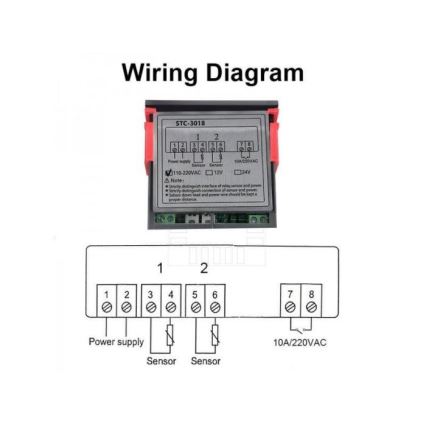 Termostat cyfrowy 3W/230V