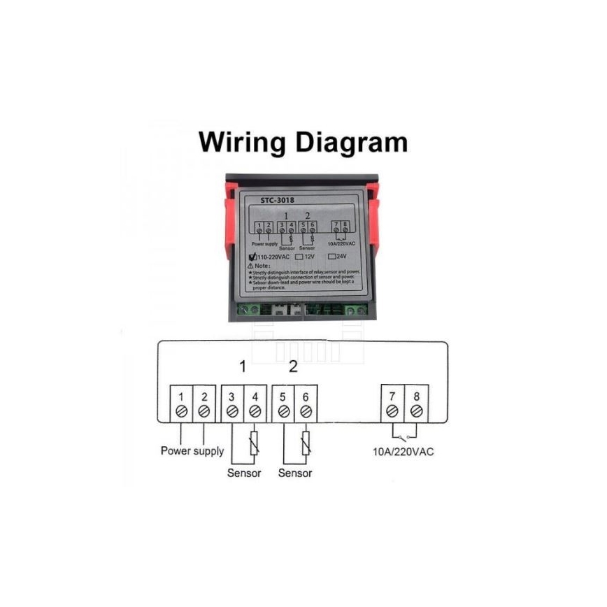Termostat cyfrowy 3W/230V