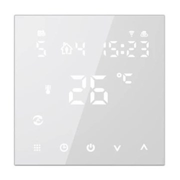 Termostat podtynkowy 230V, biały, Wi-Fi Tuya
