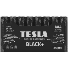 Tesla Batteries - 24 szt. Bateria alkaliczna AAA BLACK+ 1,5V