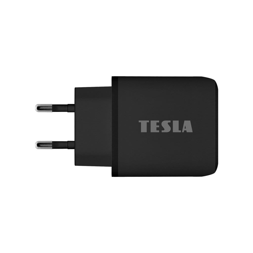 TESLA Electronics - Adapter do szybkiego ładowania Power Delivery 25W  czarny