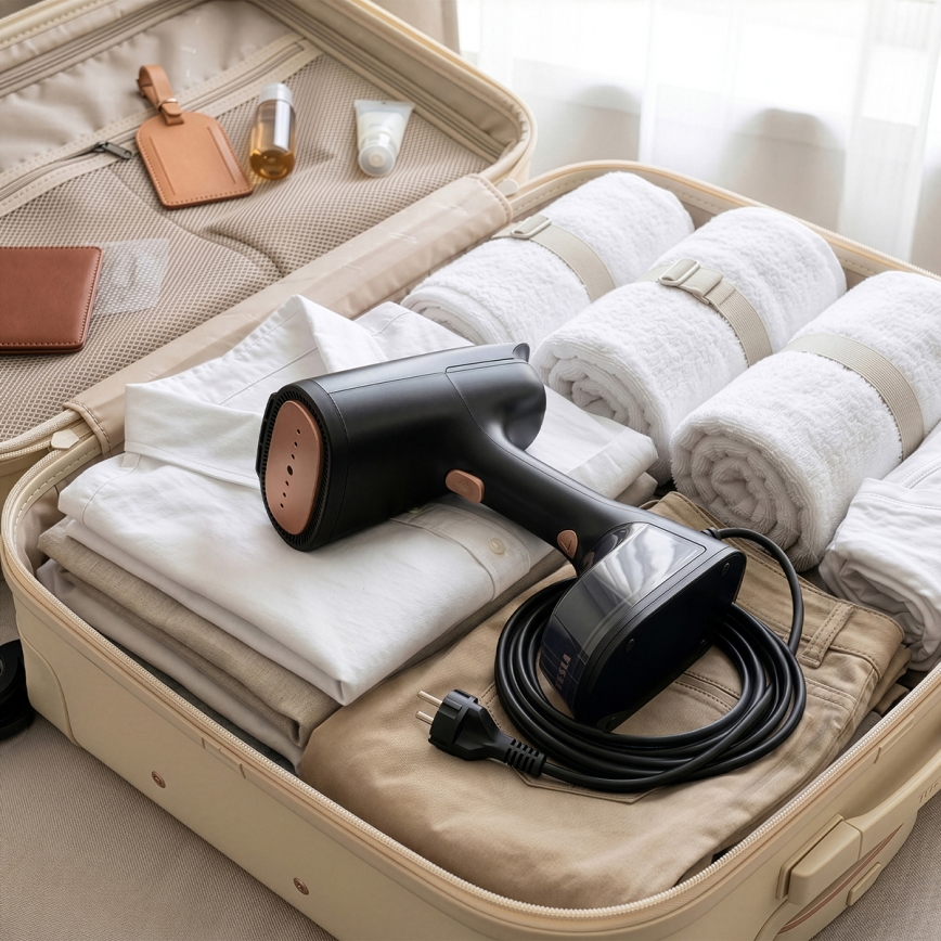 TESLA Electronics AeroGrip - Parownica do ubrań 2w1 1400W/230V