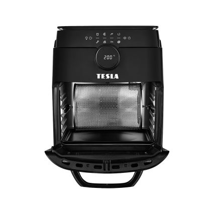 TESLA Electronics AirCook & Grill - Inteligentna wielofunkcyjna cyfrowa frytkownica z gorącym powietrzem 12 l 1800W/230V Wi-Fi