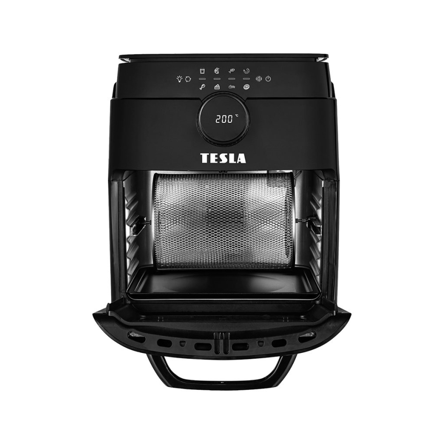 TESLA Electronics AirCook & Grill - Inteligentna wielofunkcyjna cyfrowa frytkownica z gorącym powietrzem 12 l 1800W/230V Wi-Fi