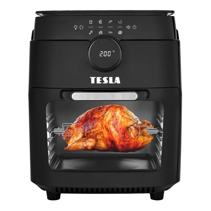 TESLA Electronics AirCook & Grill - Inteligentna wielofunkcyjna cyfrowa frytkownica z gorącym powietrzem 12 l 1800W/230V Wi-Fi