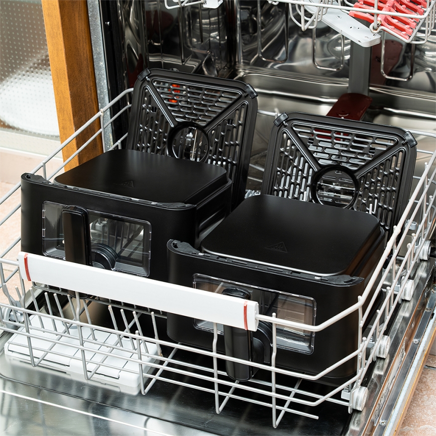 TESLA Electronics AirCook - Wielofunkcyjna cyfrowa frytkownica beztłuszczowa 11 l 2800W/230V czarna