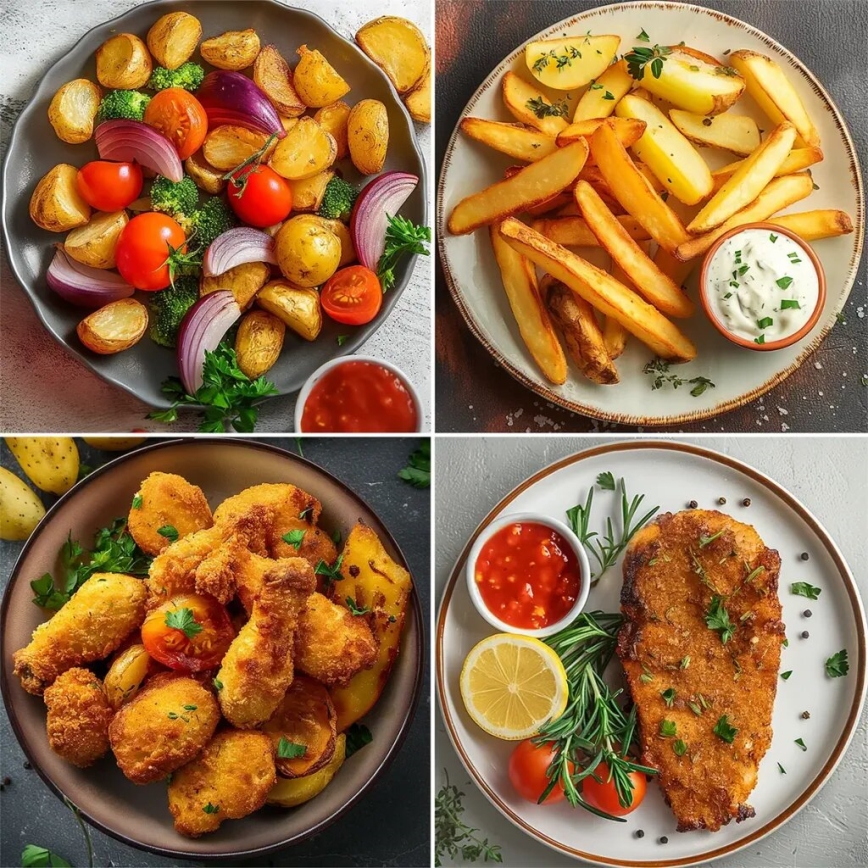 TESLA Electronics AirCook - Wielofunkcyjna podwójna cyfrowa frytkownica na gorące powietrze 10 l 2400W/230V