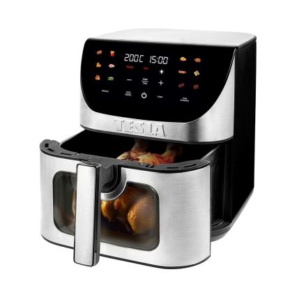 TESLA Electronics AirCook - Smart wielofunkcyjna cyfrowa frytownica na gorące powietrze 9 l 1700W/230V Wi-Fi