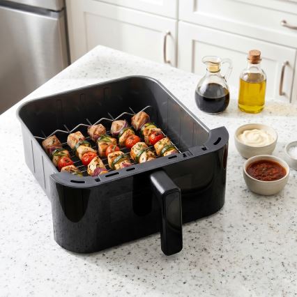 TESLA Electronics AirCook - 3-strefowa frytkownica na gorące powietrze 14,5 l 2800W/230V czarna