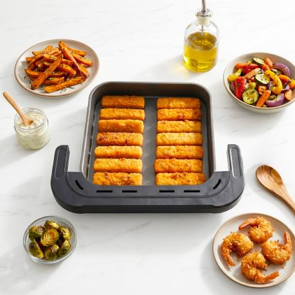 TESLA Electronics AirCook - 3-strefowa frytkownica na gorące powietrze 14,5 l 2800W/230V czarna