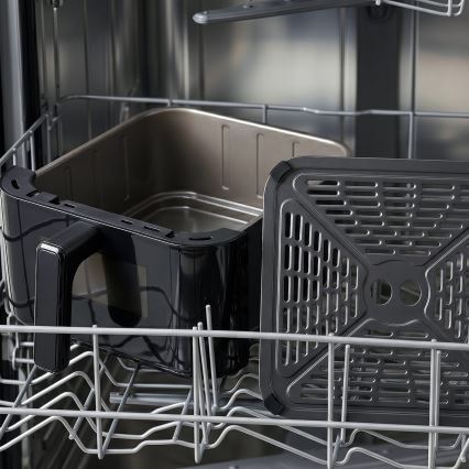 TESLA Electronics AirCook - 3-strefowa frytkownica na gorące powietrze 14,5 l 2800W/230V czarna