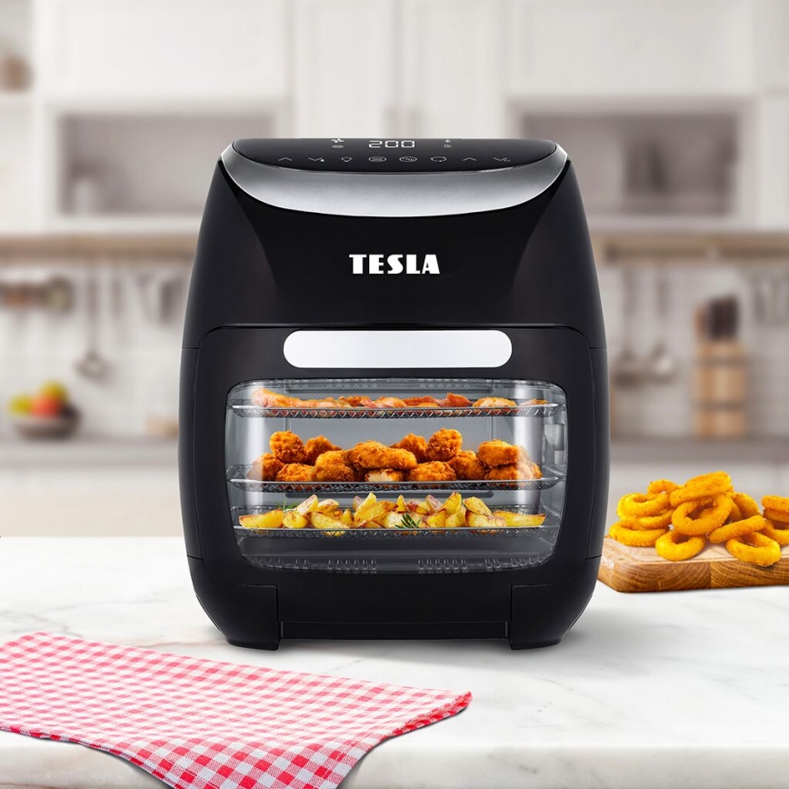 TESLA Electronics AirCook - Wielofunkcyjna cyfrowa frytkownica na gorące powietrze 11 l 2000W/230V