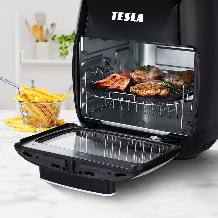 TESLA Electronics AirCook - Wielofunkcyjna cyfrowa frytkownica na gorące powietrze 11 l 2000W/230V