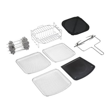 TESLA Electronics AirCook - Wielofunkcyjna cyfrowa frytkownica na gorące powietrze 11 l 2000W/230V