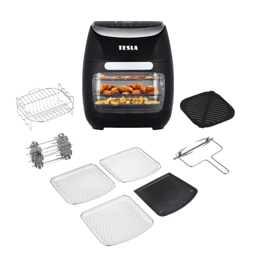 TESLA Electronics AirCook - Wielofunkcyjna cyfrowa frytkownica na gorące powietrze 11 l 2000W/230V