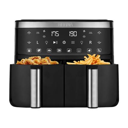TESLA Electronics AirCook - Wielofunkcyjny dualny cyfrowy Frytownica na gorące powietrze 7,6 l 2850W/230V