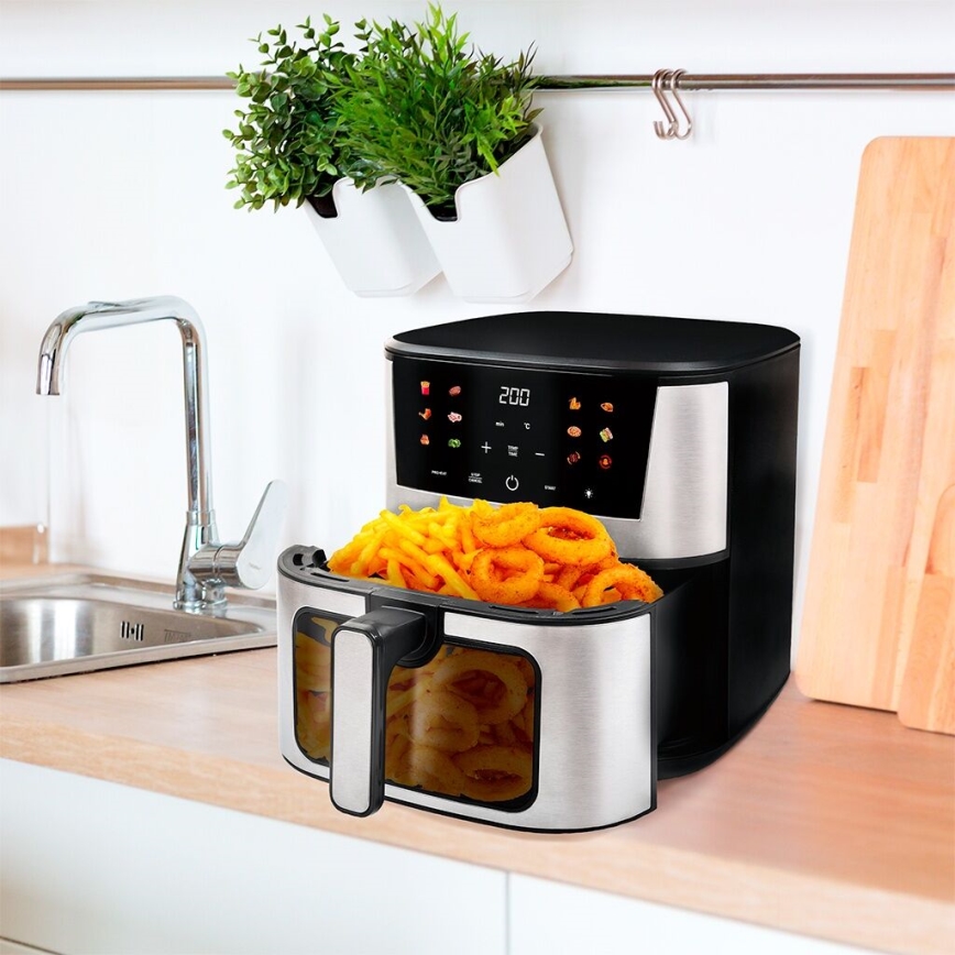 TESLA Electronics AirCook - Wielofunkcyjna cyfrowa frytkownica na gorące powietrze 7 l 1600W/230V