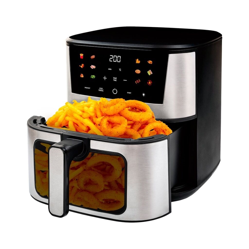 TESLA Electronics AirCook - Wielofunkcyjna cyfrowa frytkownica na gorące powietrze 7 l 1600W/230V