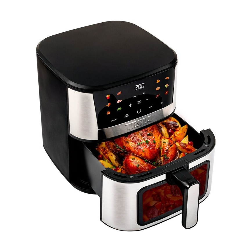 TESLA Electronics AirCook - Wielofunkcyjna cyfrowa frytkownica na gorące powietrze 7 l 1600W/230V