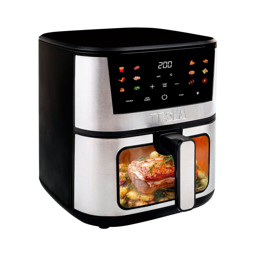 TESLA Electronics AirCook - Wielofunkcyjna cyfrowa frytkownica na gorące powietrze 7 l 1600W/230V