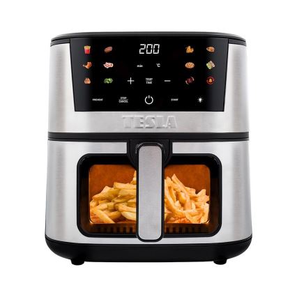 TESLA Electronics AirCook - Wielofunkcyjna cyfrowa frytkownica na gorące powietrze 7 l 1600W/230V