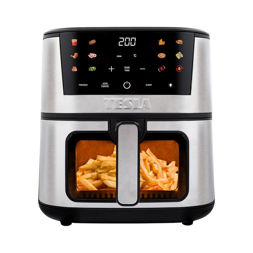 TESLA Electronics AirCook - Wielofunkcyjna cyfrowa frytkownica na gorące powietrze 7 l 1600W/230V