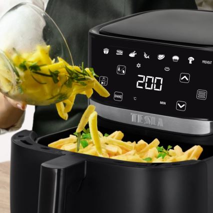 TESLA Electronics AirCook - Wielofunkcyjna cyfrowa frytkownica na gorące powietrze 5,7 l 1700W/230V