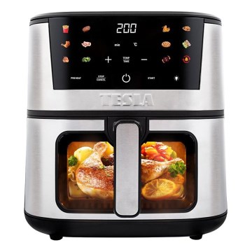 TESLA Electronics AirCook - Wielofunkcyjna cyfrowa frytkownica na gorące powietrze 7 l 1600W/230V