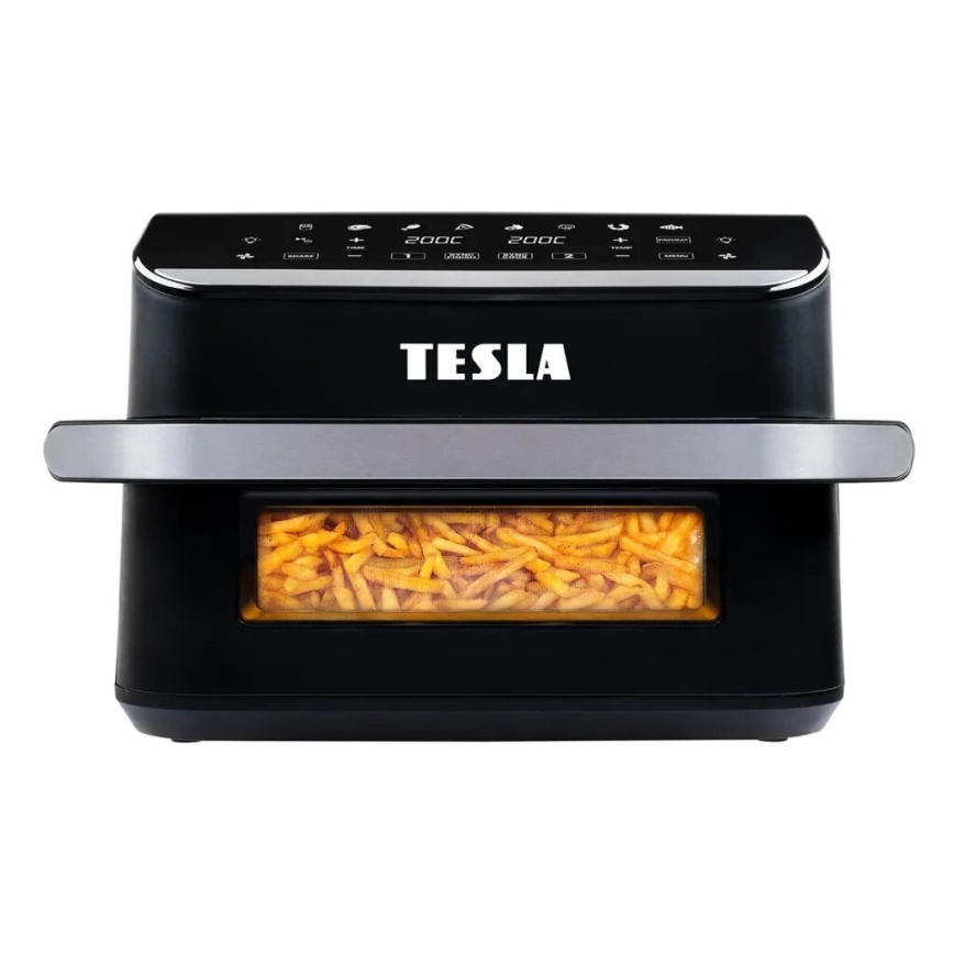 TESLA Electronics AirCook - Wielofunkcyjna, podwójna cyfrowa frytkownica na gorące powietrze 10 l 2400W/230V