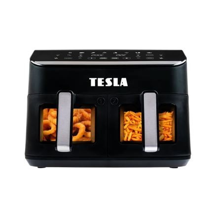 TESLA Electronics AirCook - Wielofunkcyjna, podwójna cyfrowa frytkownica na gorące powietrze 9 l 2400W/230V