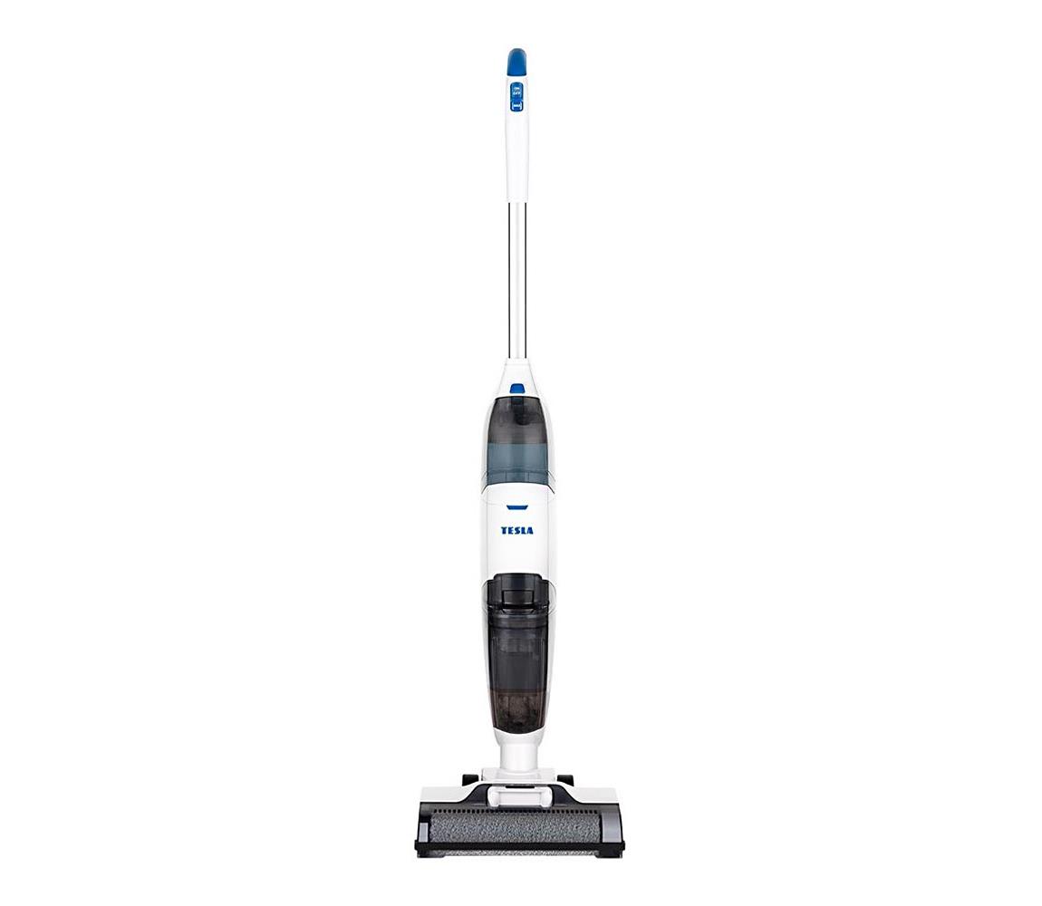 TESLA Electronics AquaStar - Wielofunkcyjny bezprzewodowy mop i odkurzacz do podłóg 3w1 2500 mAh