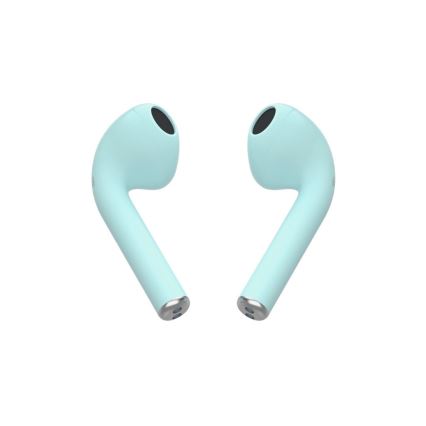 TESLA Electronics - Bezprzewodowe słuchawki 300 mAh + 2x 25 mAh IPX4 turkusowe