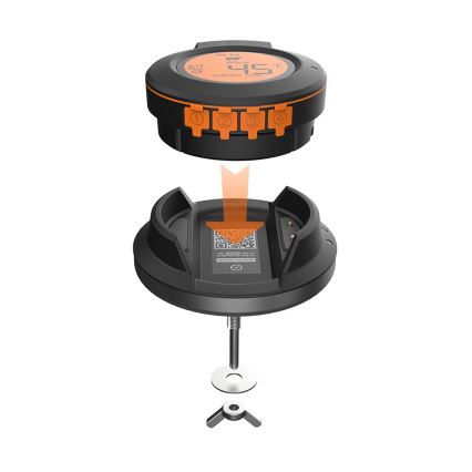 TESLA Electronics Cook - Cyfrowy termometr do mięsa z sondą 0-400 °C 2xAA IP65