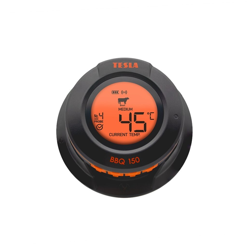 TESLA Electronics Cook - Cyfrowy termometr do mięsa z sondą 0-400 °C 2xAA IP65