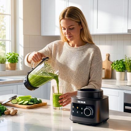 TESLA Electronics CrunchX - Blender stołowy 1500W/230V czarny