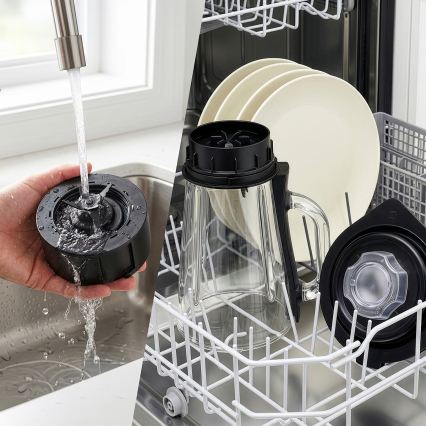TESLA Electronics CrunchX - Blender stołowy 1500W/230V czarny