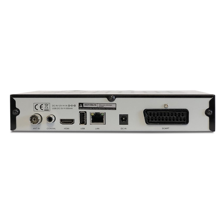 TESLA Electronics - DVB-T2 H.265 (HEVC) odbiornik + 2x pilot zdalnego sterowania