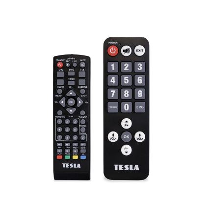 TESLA Electronics - DVB-T2 H.265 (HEVC) odbiornik + 2x pilot zdalnego sterowania