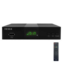 TESLA Electronics - DVB-T2 H.265 (HEVC) odbiornik 2xAAA + pilot zdalnego sterowania