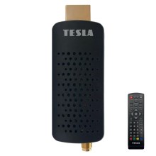 TESLA Electronics - DVB-T2 H.265 (HEVC) odbiornik HDMI-CEC 2xAAA + pilot zdalnego sterowania