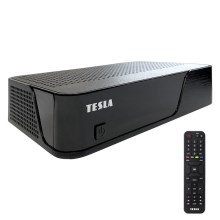 TESLA Electronics - DVB-T2 H.265 (HEVC) receiver with HbbTV 12V + pilot zdalnego sterowania