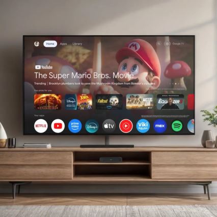 TESLA Electronics MediaBox - odtwarzacz multimedialny UHD Wi-Fi + pilot zdalnego sterowania