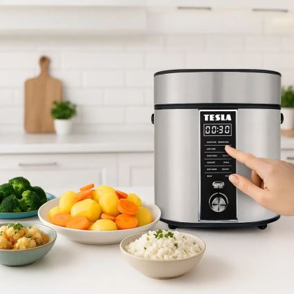 TESLA Electronics MultiCook - Wielofunkcyjny ryżowar 2,1 l 400W/230V