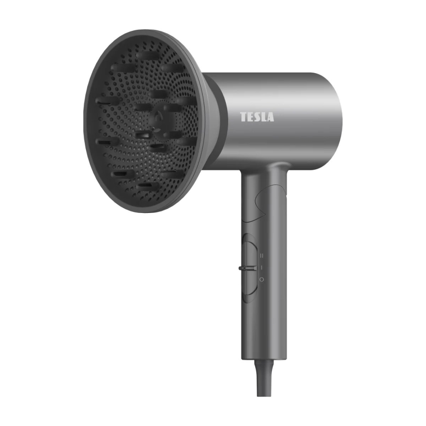 TESLA Electronics MyCare - Składana suszarka do włosów 1800W/230V szara