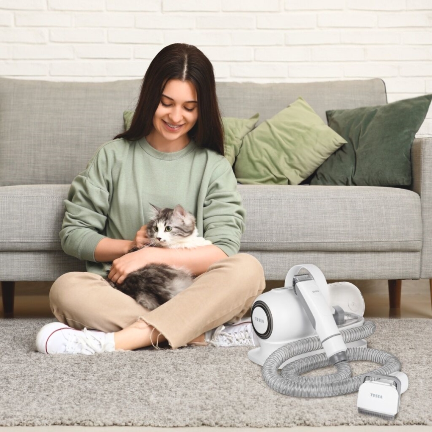 TESLA Electronics PetCare - Zestaw do pielęgnacji sierści zwierząt 300W/230V
